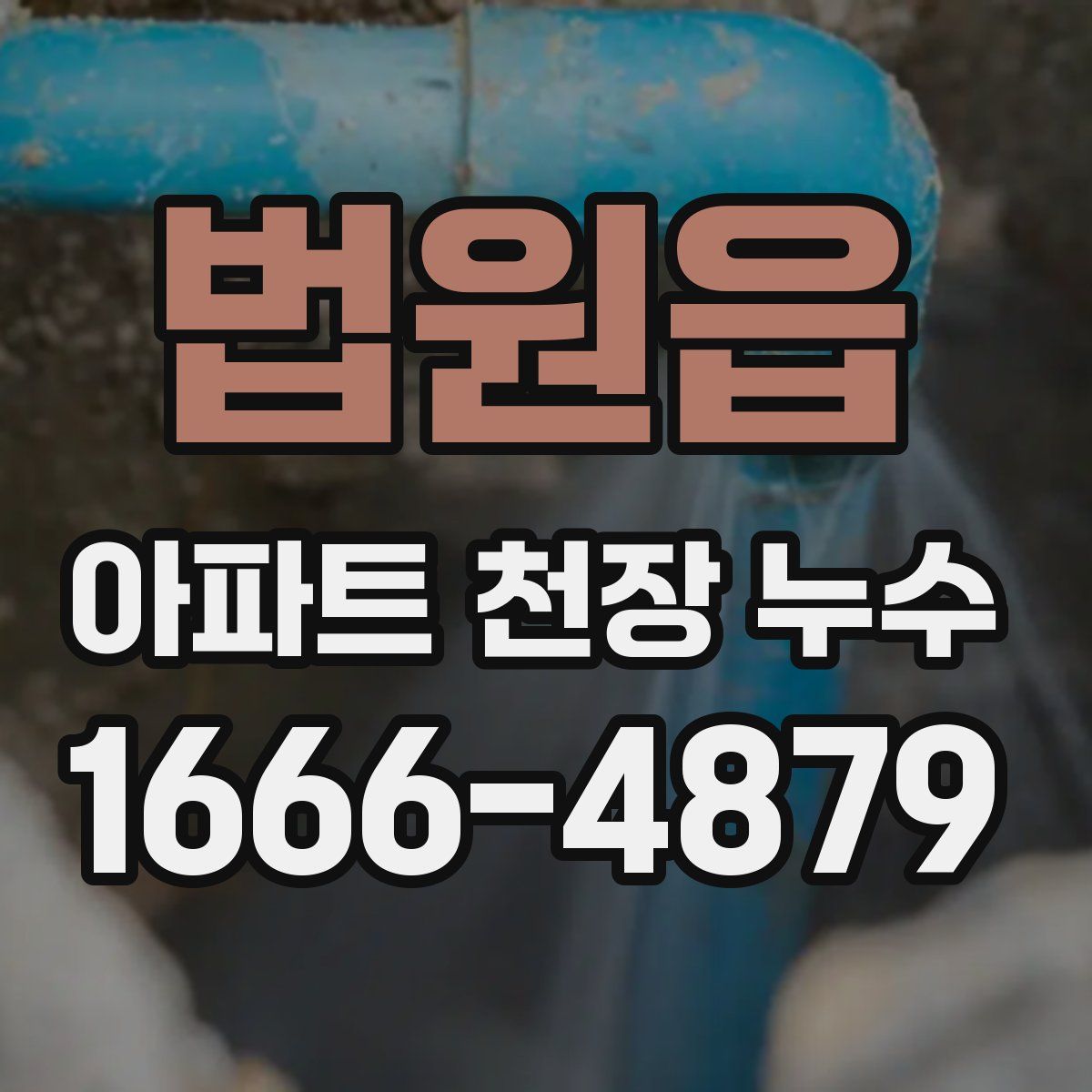 법원읍 아파트 천장 누수