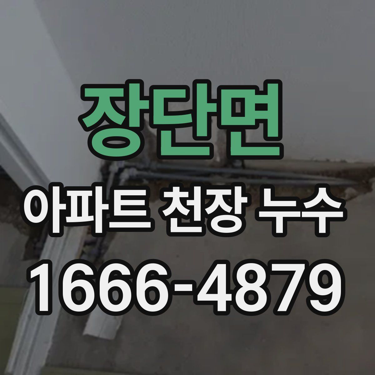 장단면 아파트 천장 누수