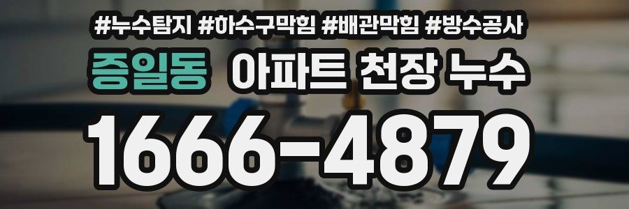 증일동 아파트 천장 누수