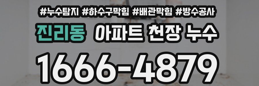 진리동 아파트 천장 누수