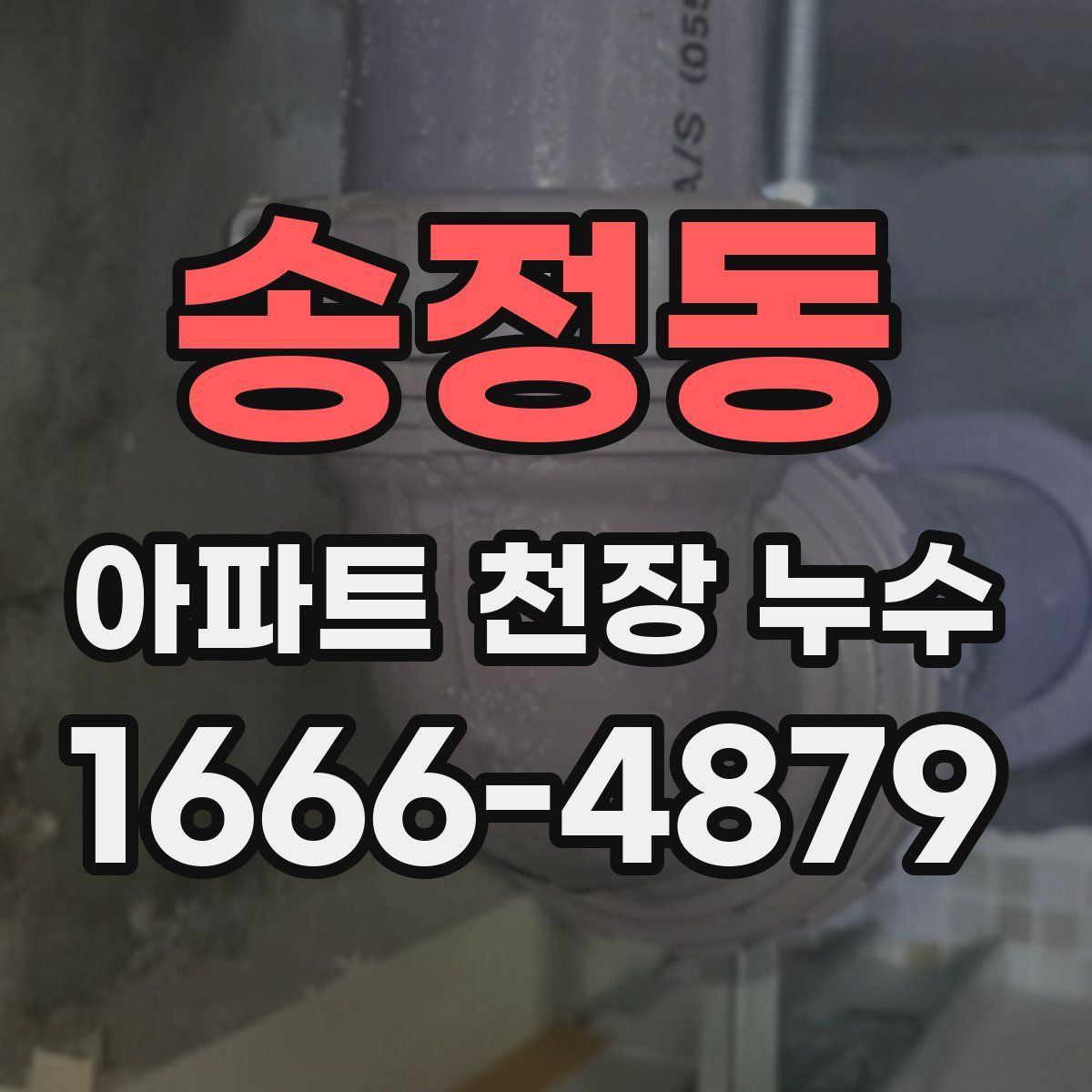 송정동 아파트 천장 누수