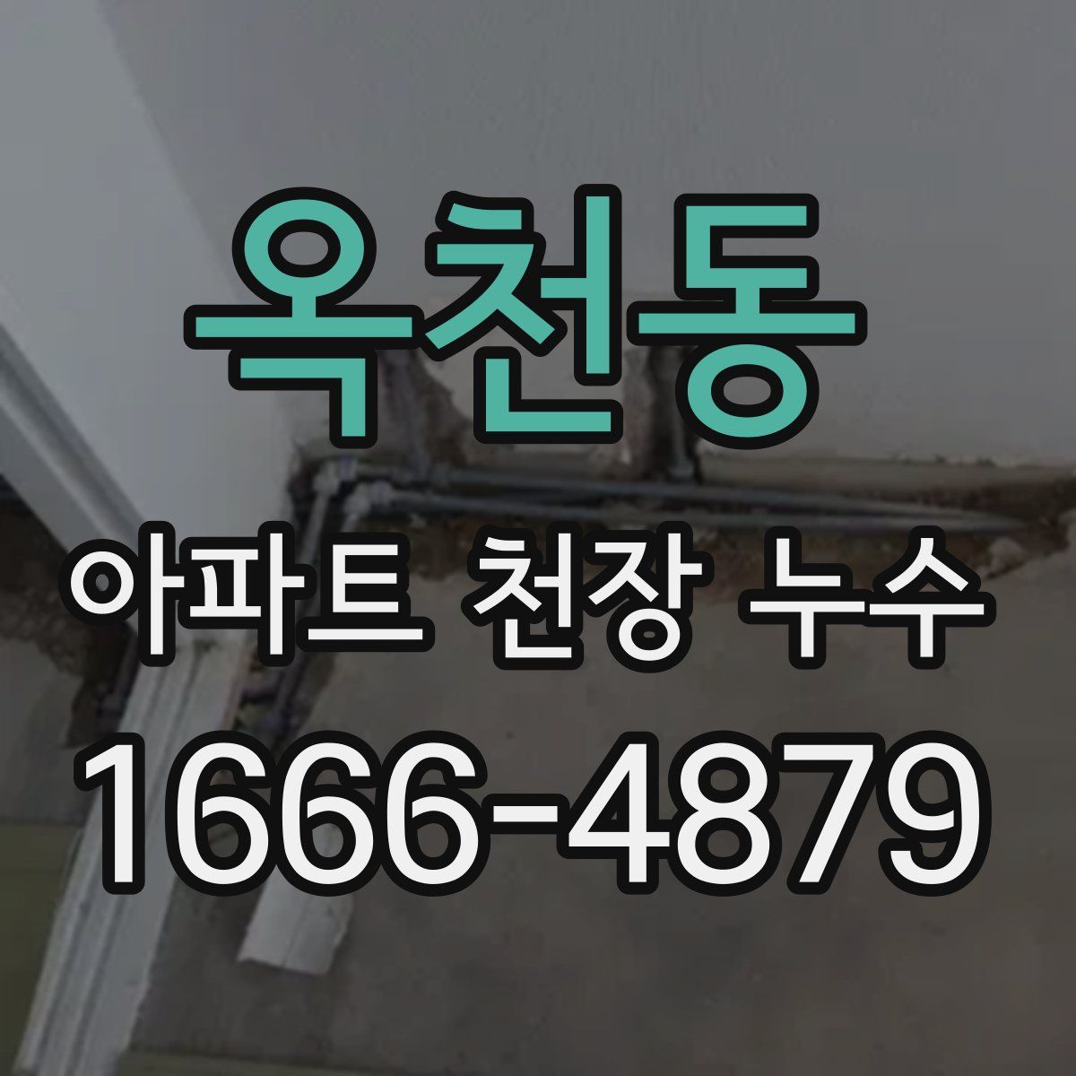 옥천동 아파트 천장 누수