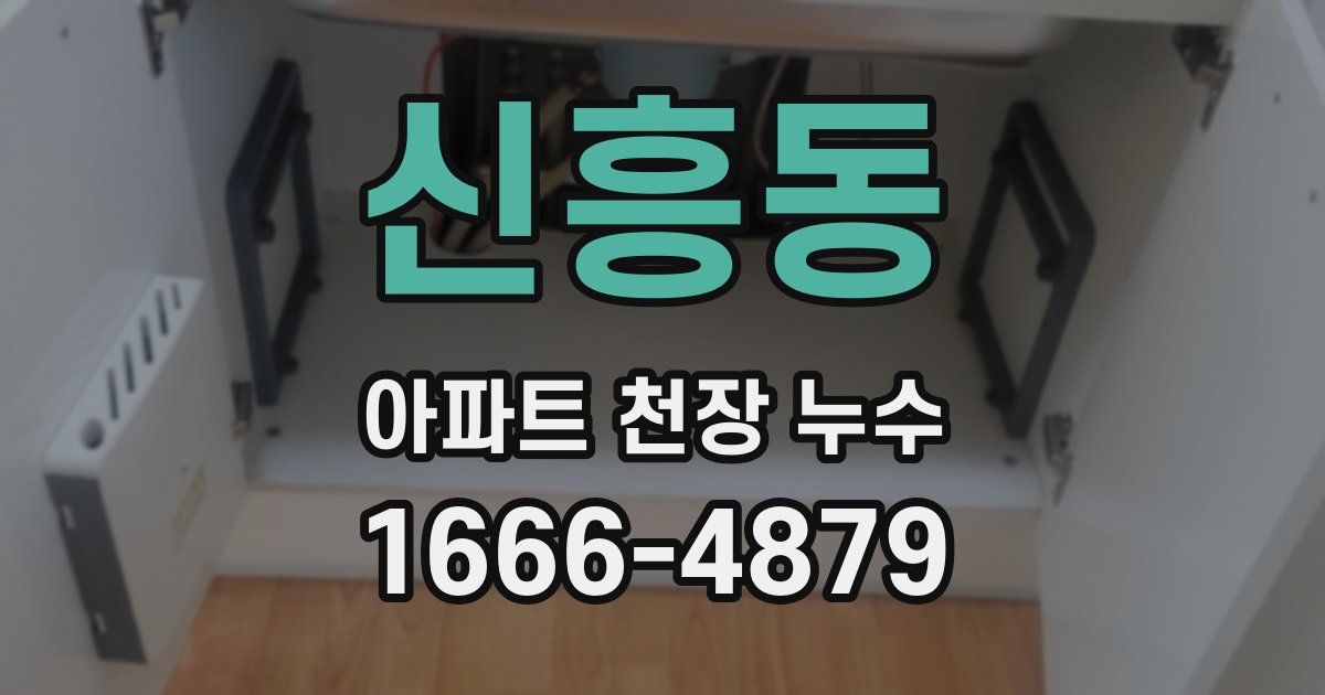 신흥동 아파트 천장 누수