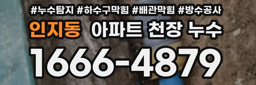 인지동 아파트 천장 누수