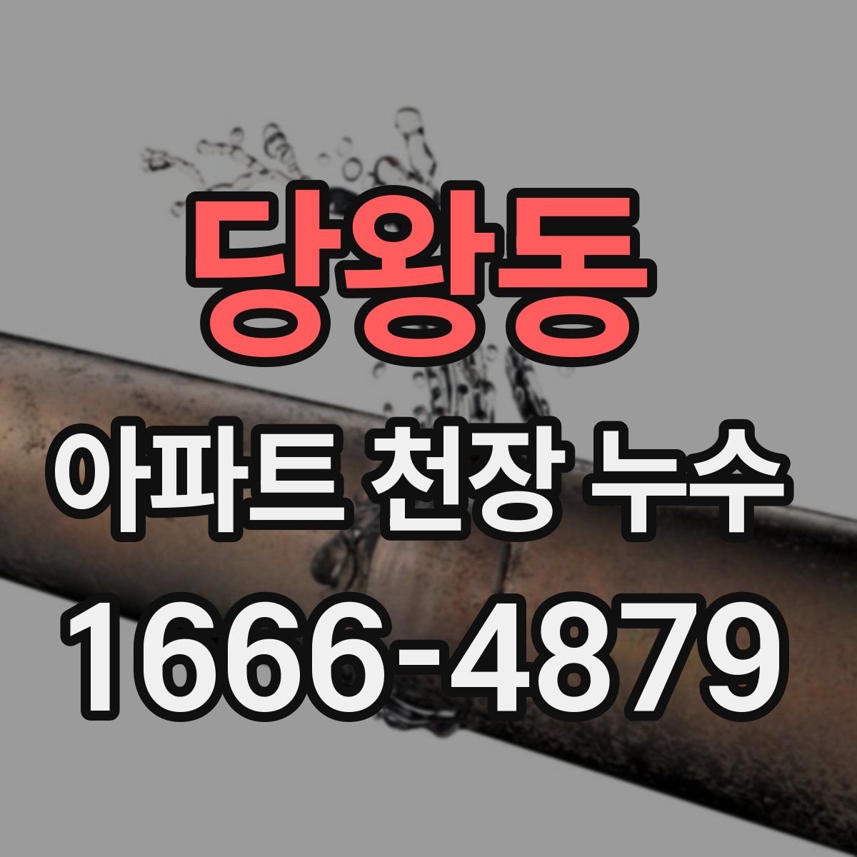 당왕동 아파트 천장 누수