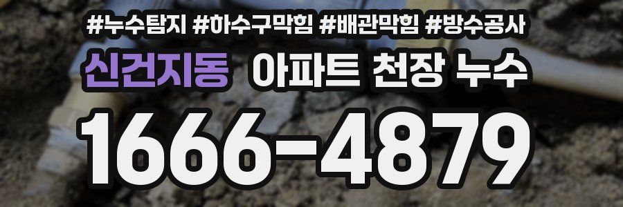 신건지동 아파트 천장 누수