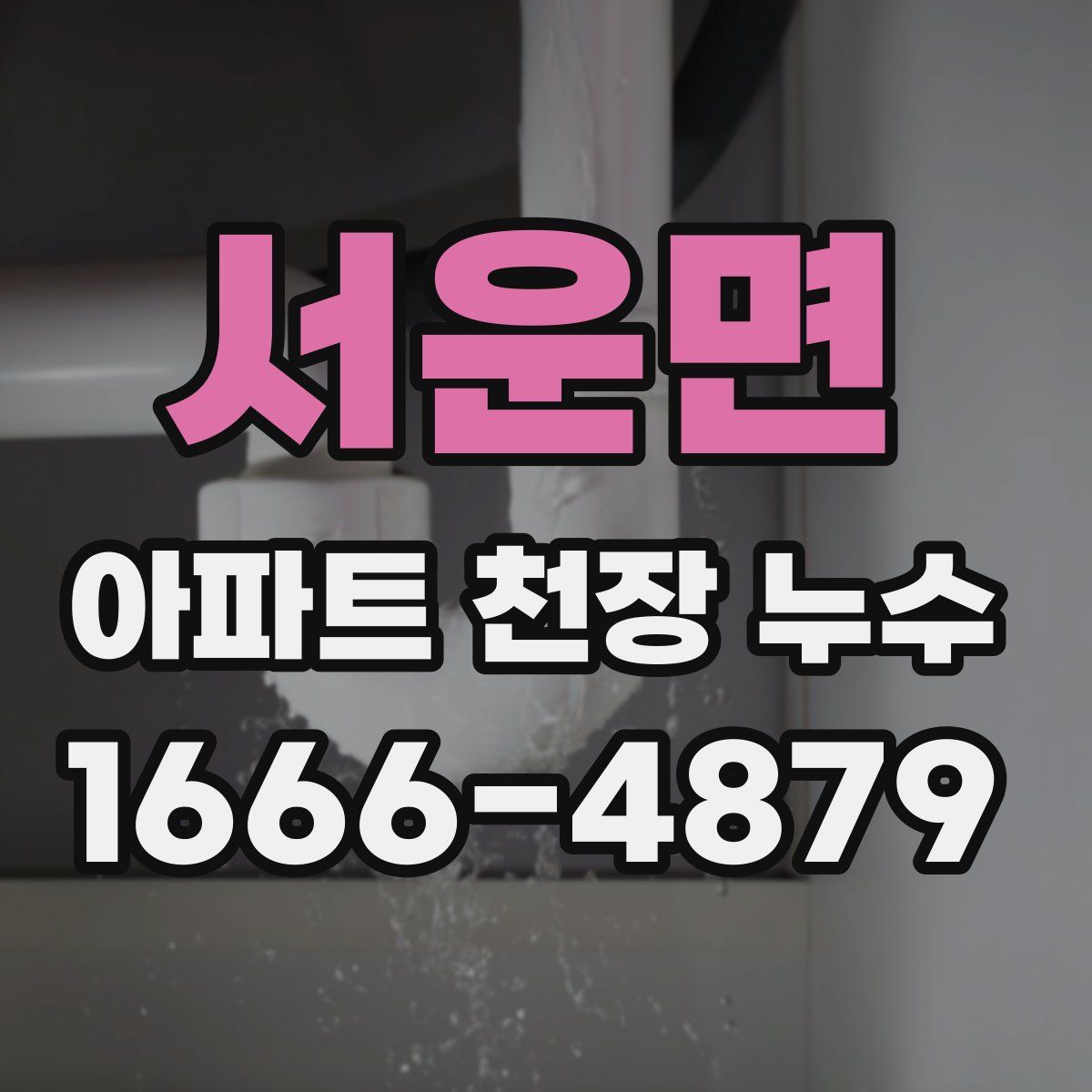 서운면 아파트 천장 누수