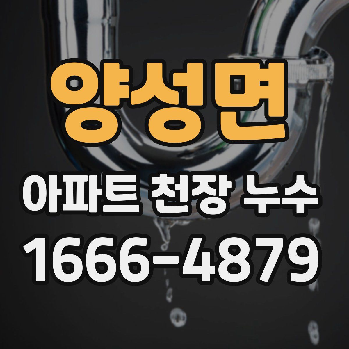 양성면 아파트 천장 누수