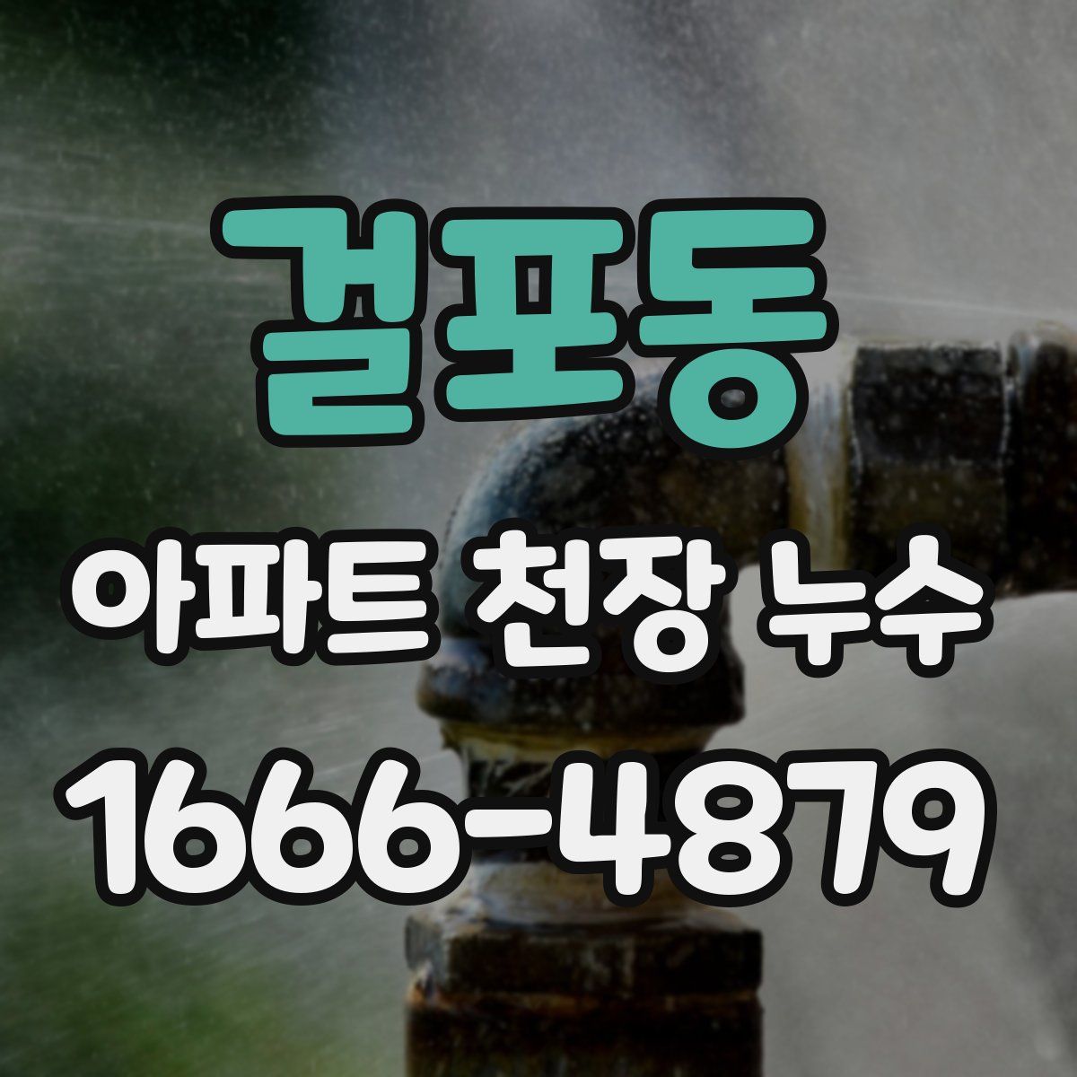 걸포동 아파트 천장 누수