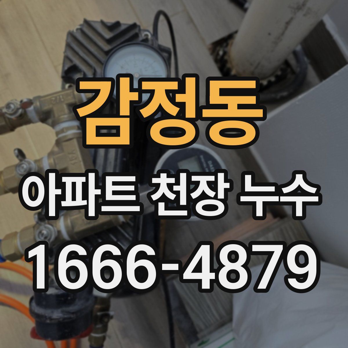 감정동 아파트 천장 누수