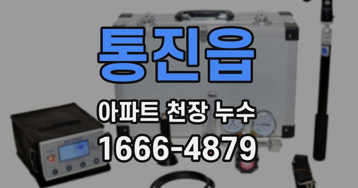 통진읍 아파트 천장 누수