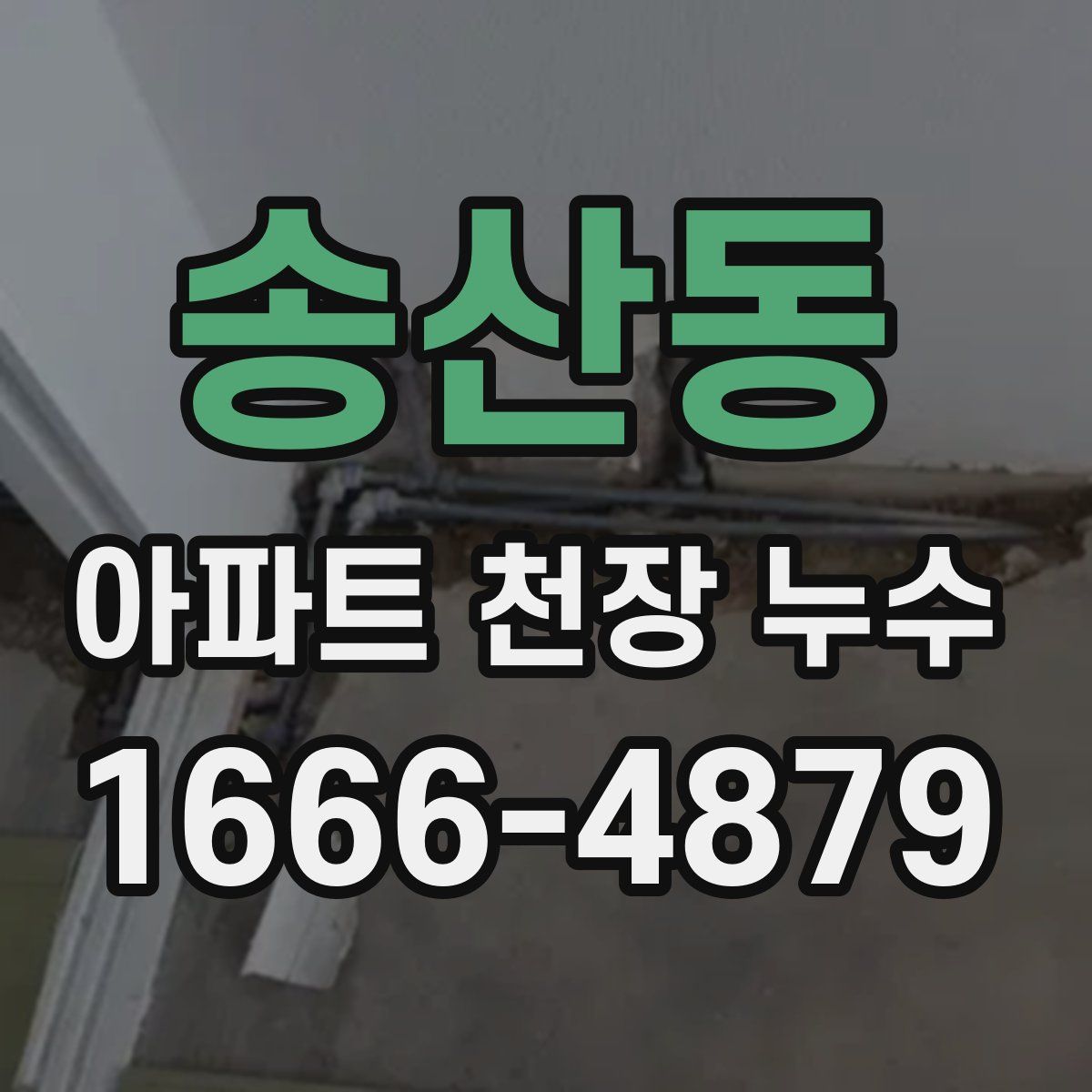 송산동 아파트 천장 누수