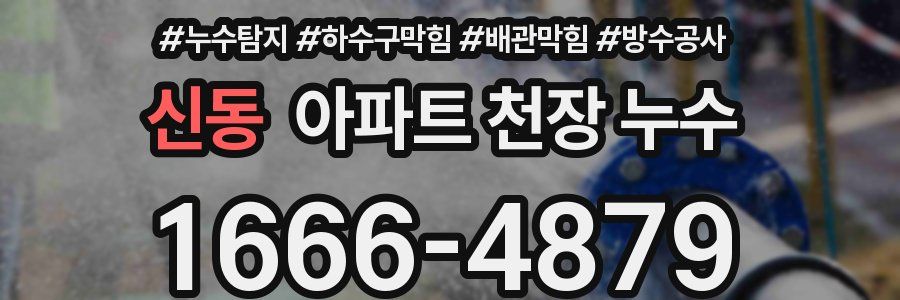 신동 아파트 천장 누수