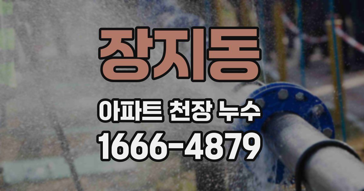 장지동 아파트 천장 누수
