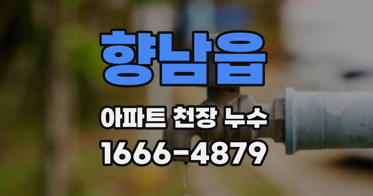 향남읍 아파트 천장 누수