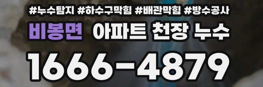 비봉면 아파트 천장 누수