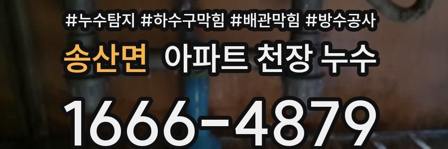 송산면 아파트 천장 누수
