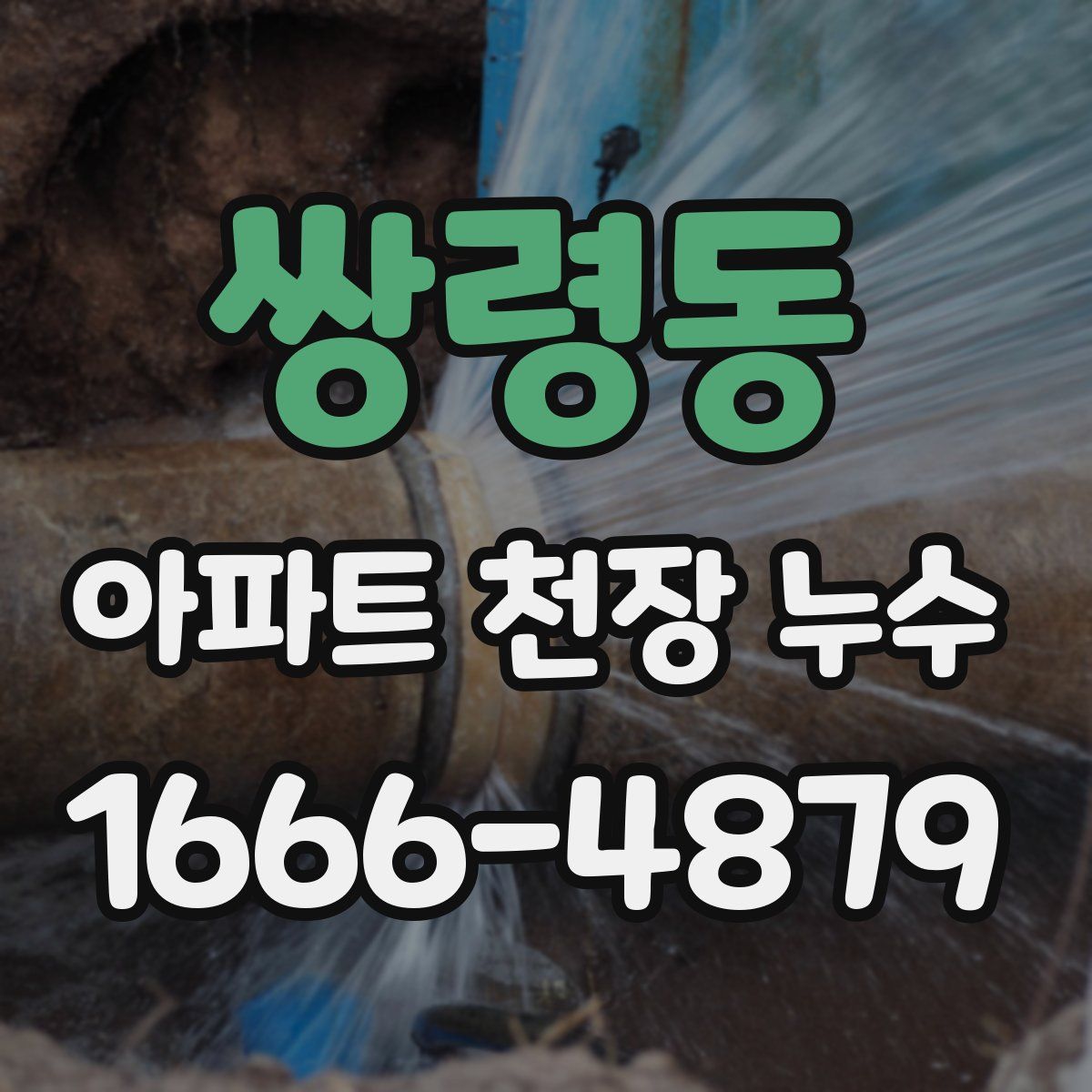 쌍령동 아파트 천장 누수