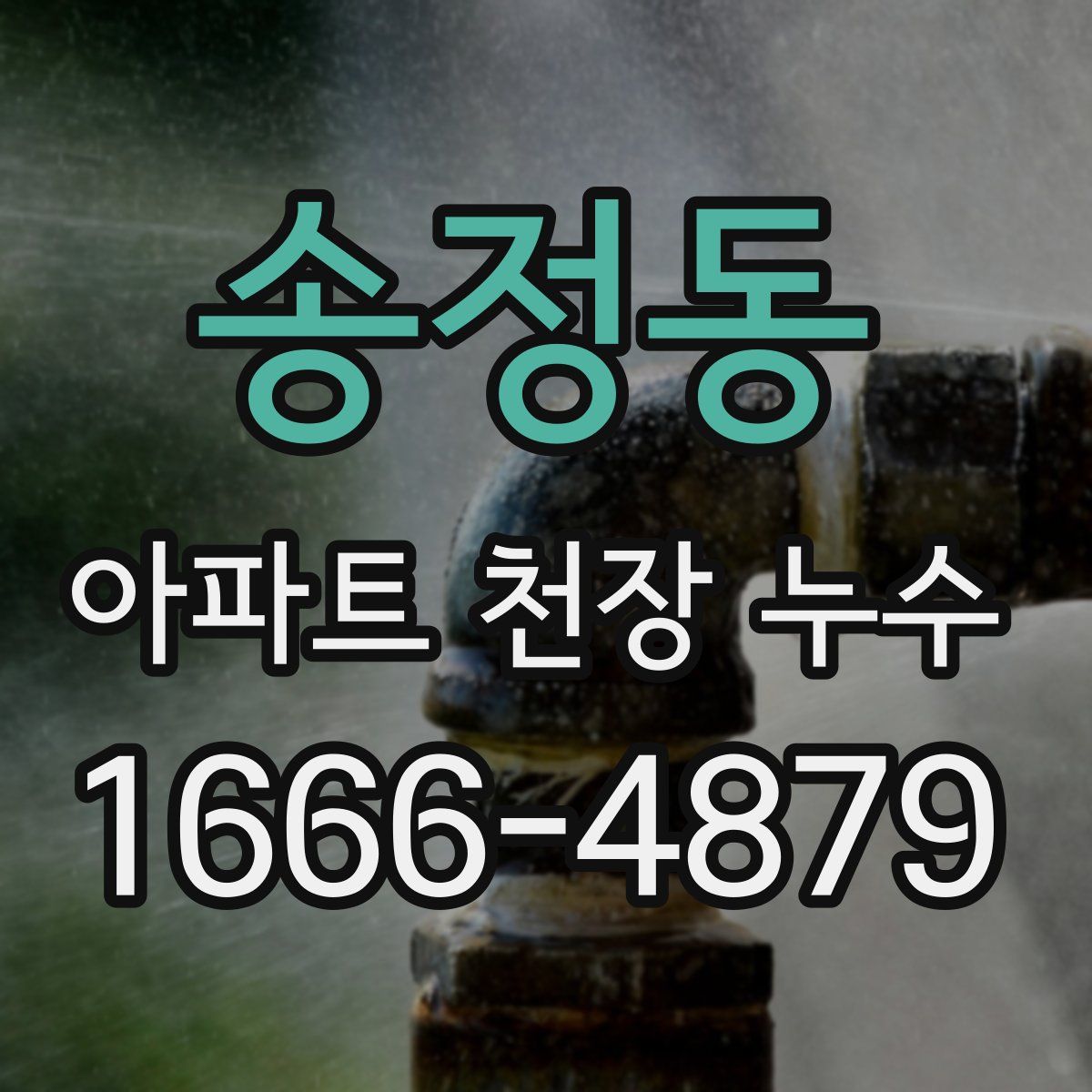 송정동 아파트 천장 누수