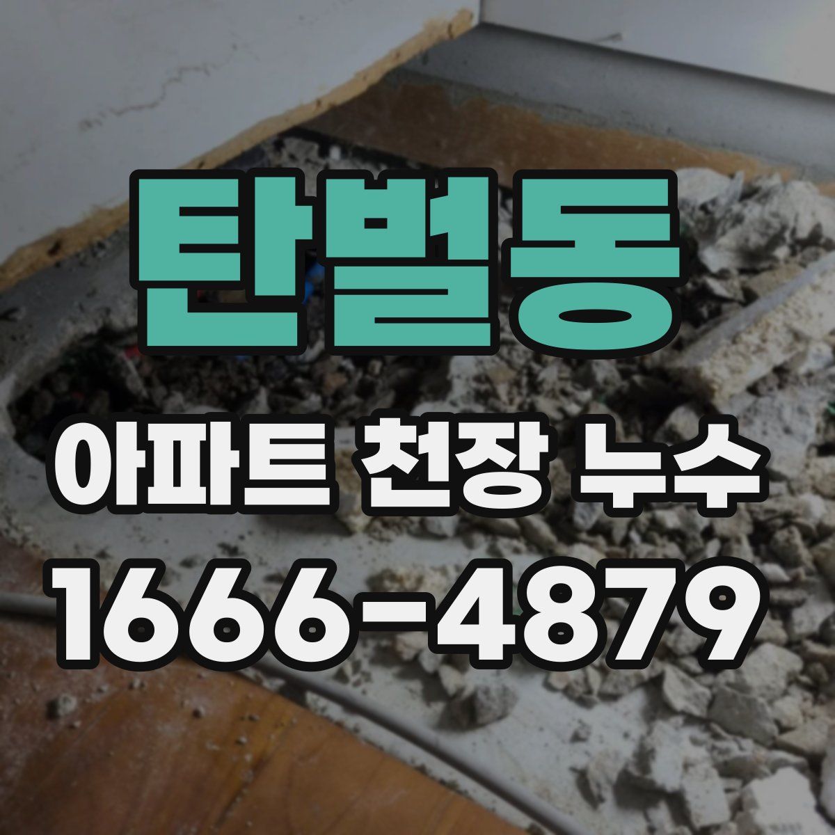 탄벌동 아파트 천장 누수