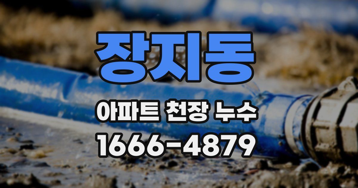 장지동 아파트 천장 누수