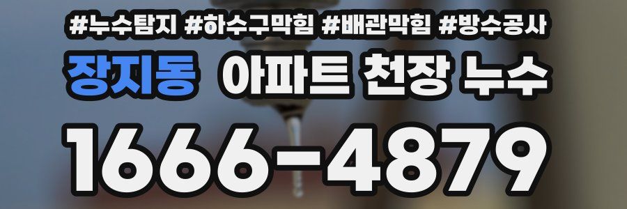 장지동 아파트 천장 누수