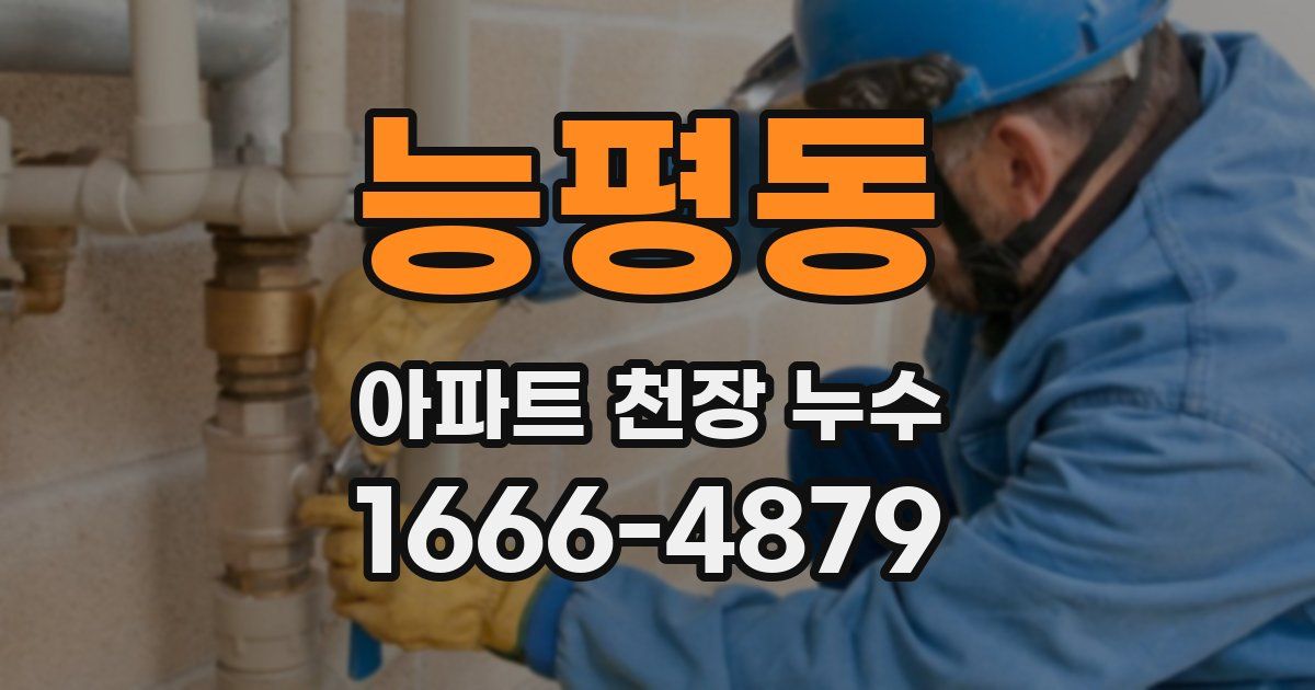 능평동 아파트 천장 누수