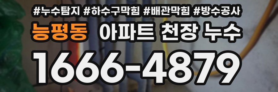 능평동 아파트 천장 누수