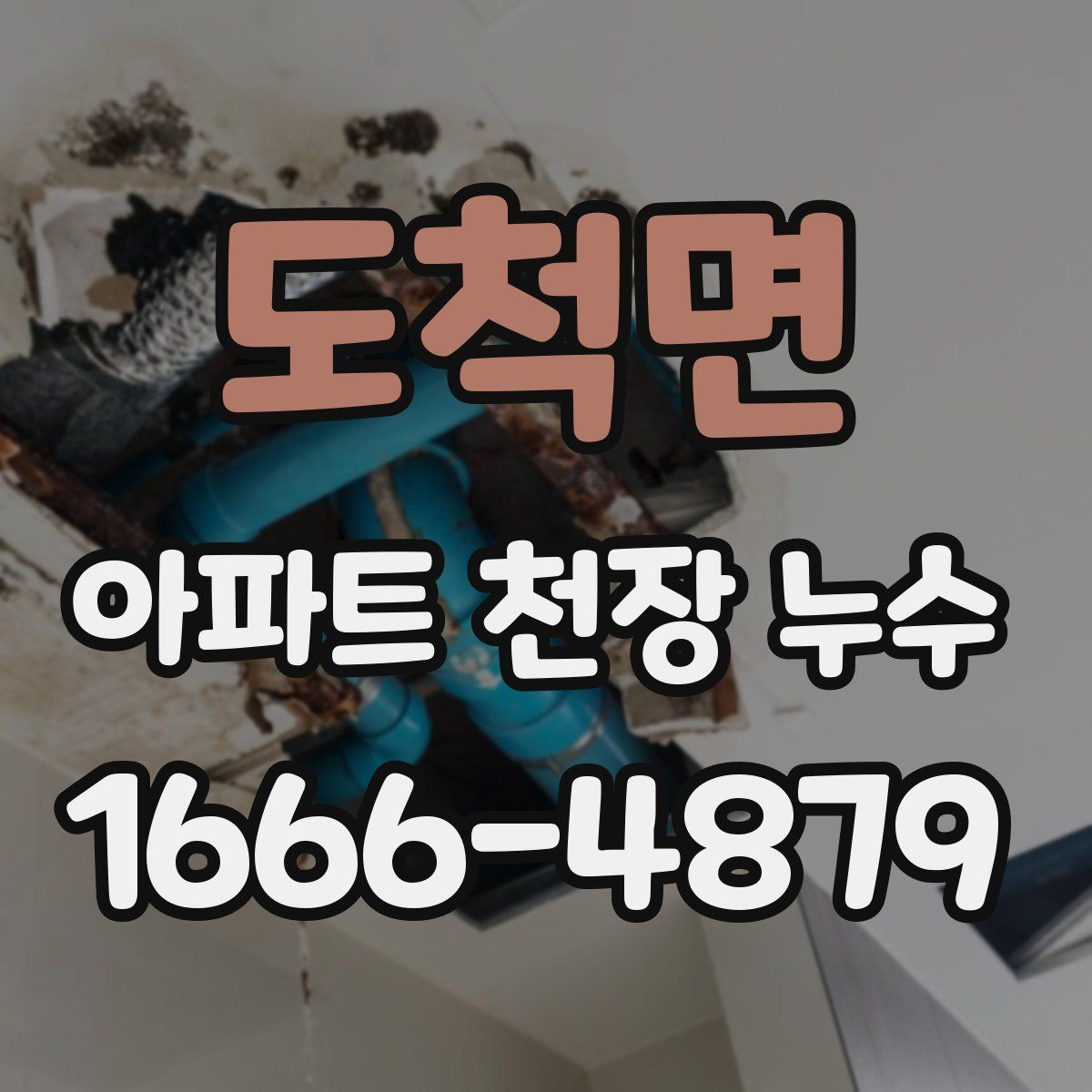 도척면 아파트 천장 누수