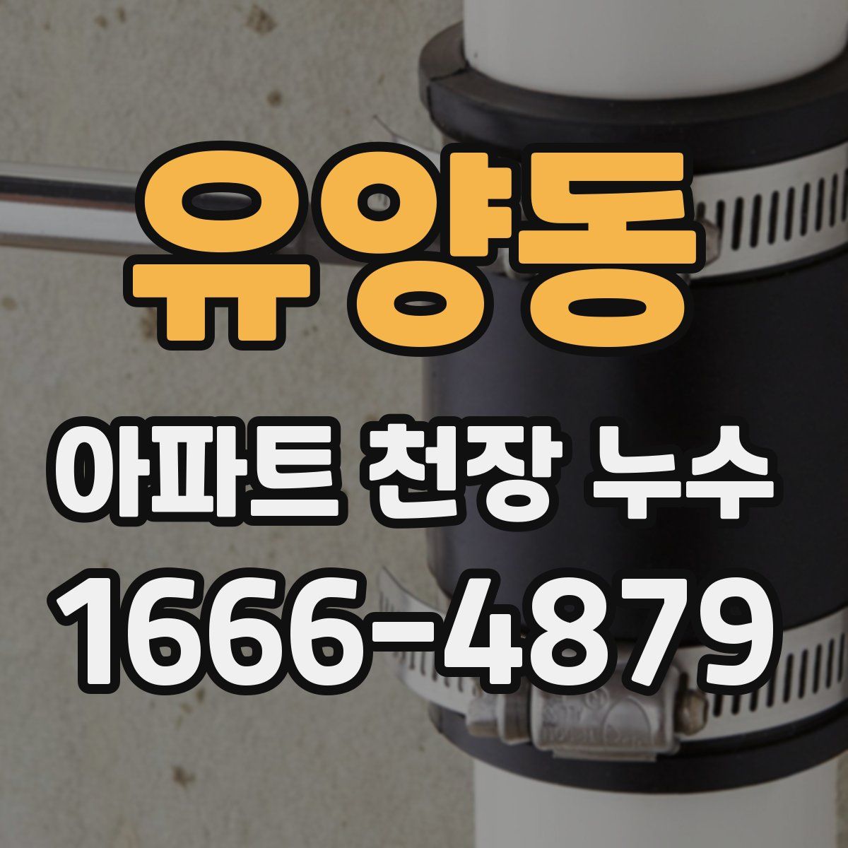 유양동 아파트 천장 누수