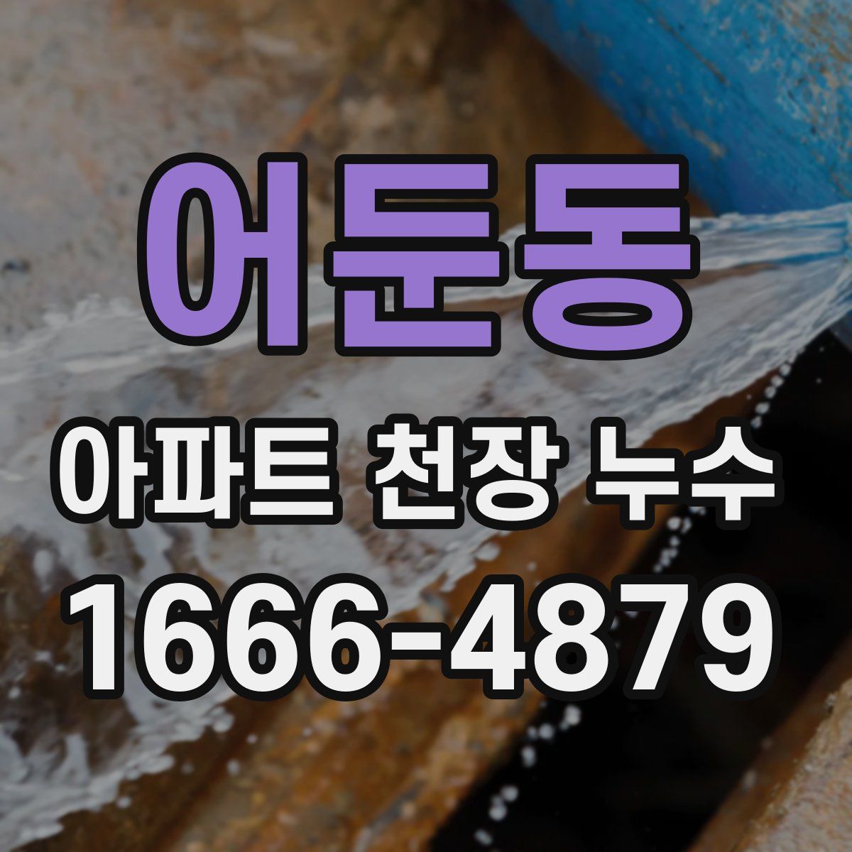 어둔동 아파트 천장 누수