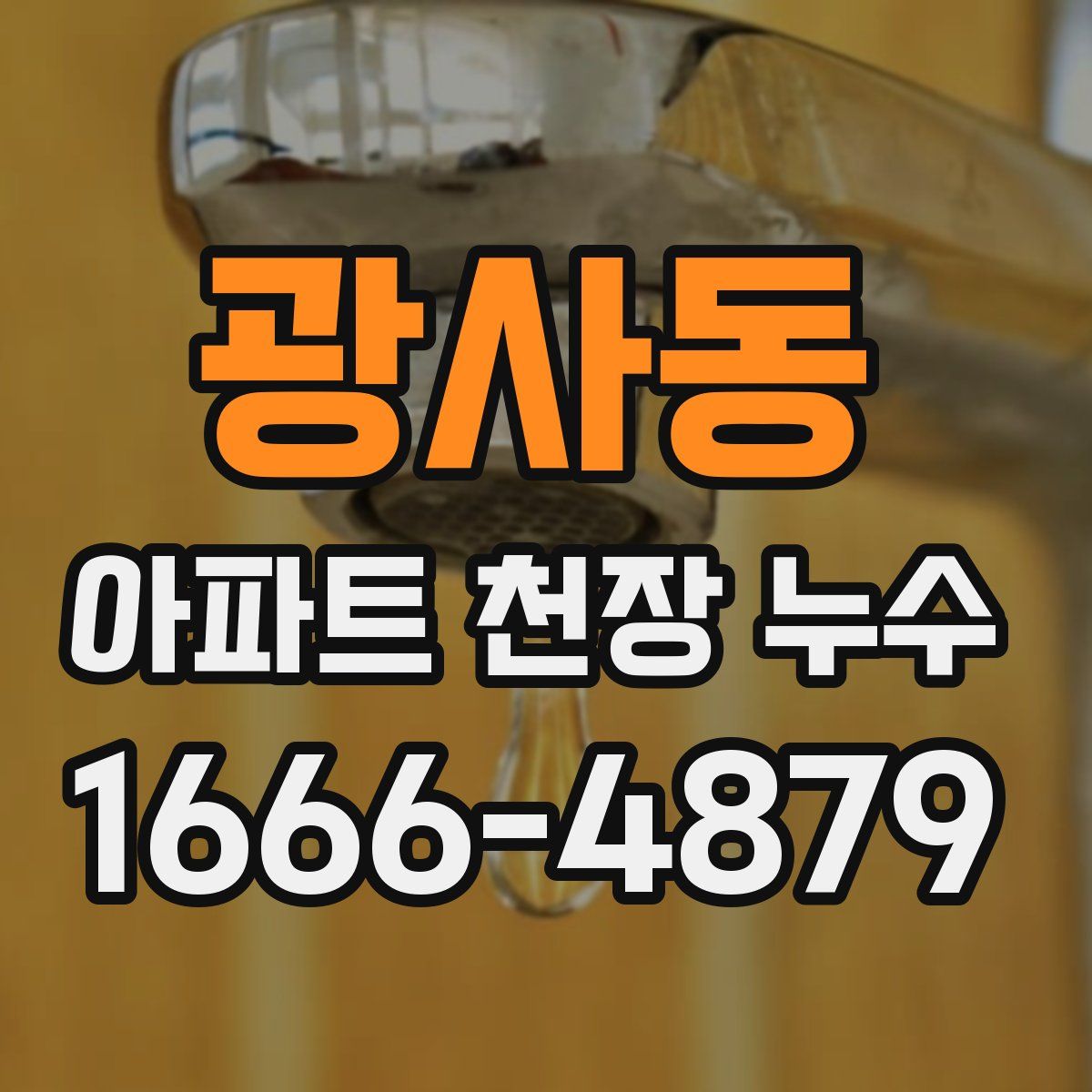 광사동 아파트 천장 누수