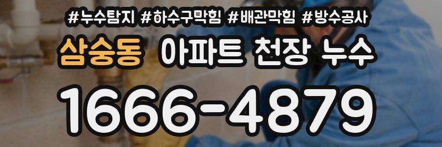 삼숭동 아파트 천장 누수