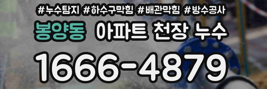 봉양동 아파트 천장 누수