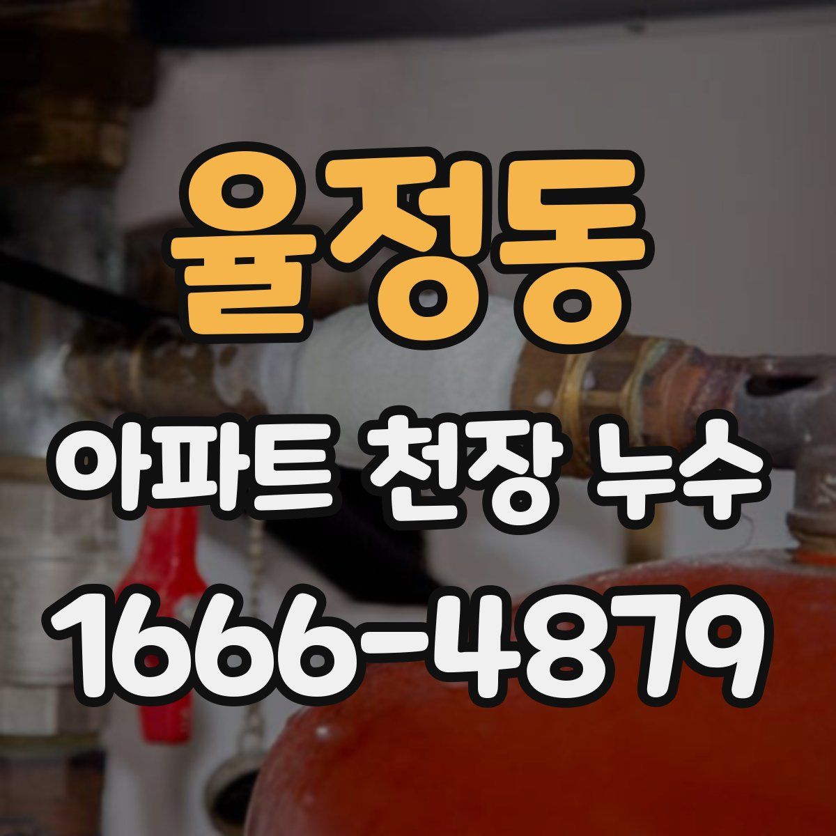 율정동 아파트 천장 누수
