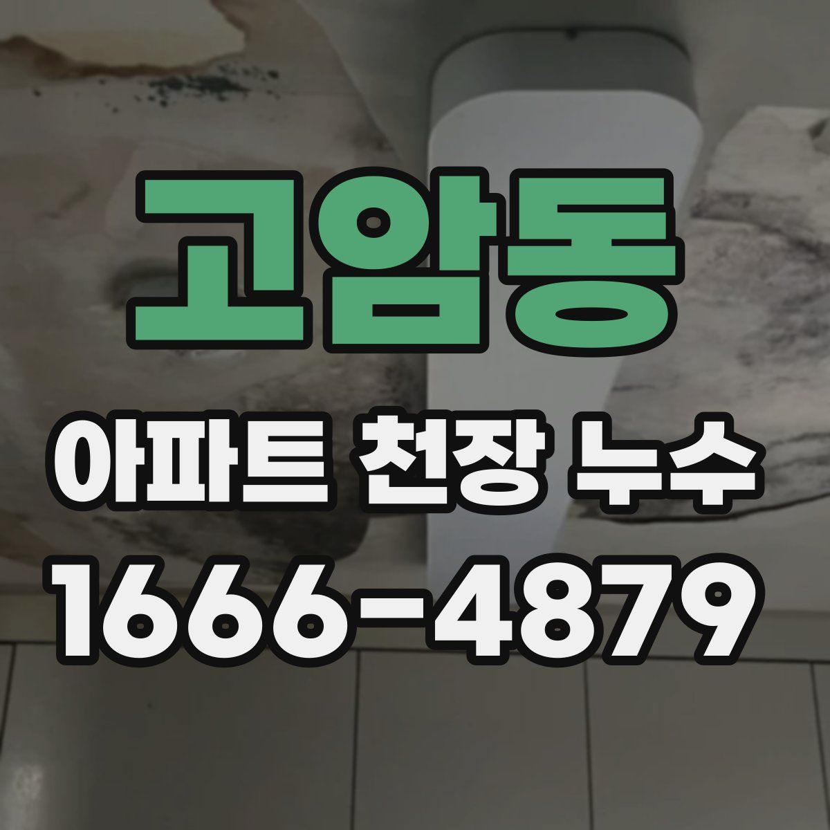 고암동 아파트 천장 누수