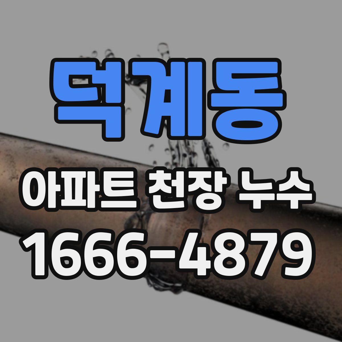 덕계동 아파트 천장 누수
