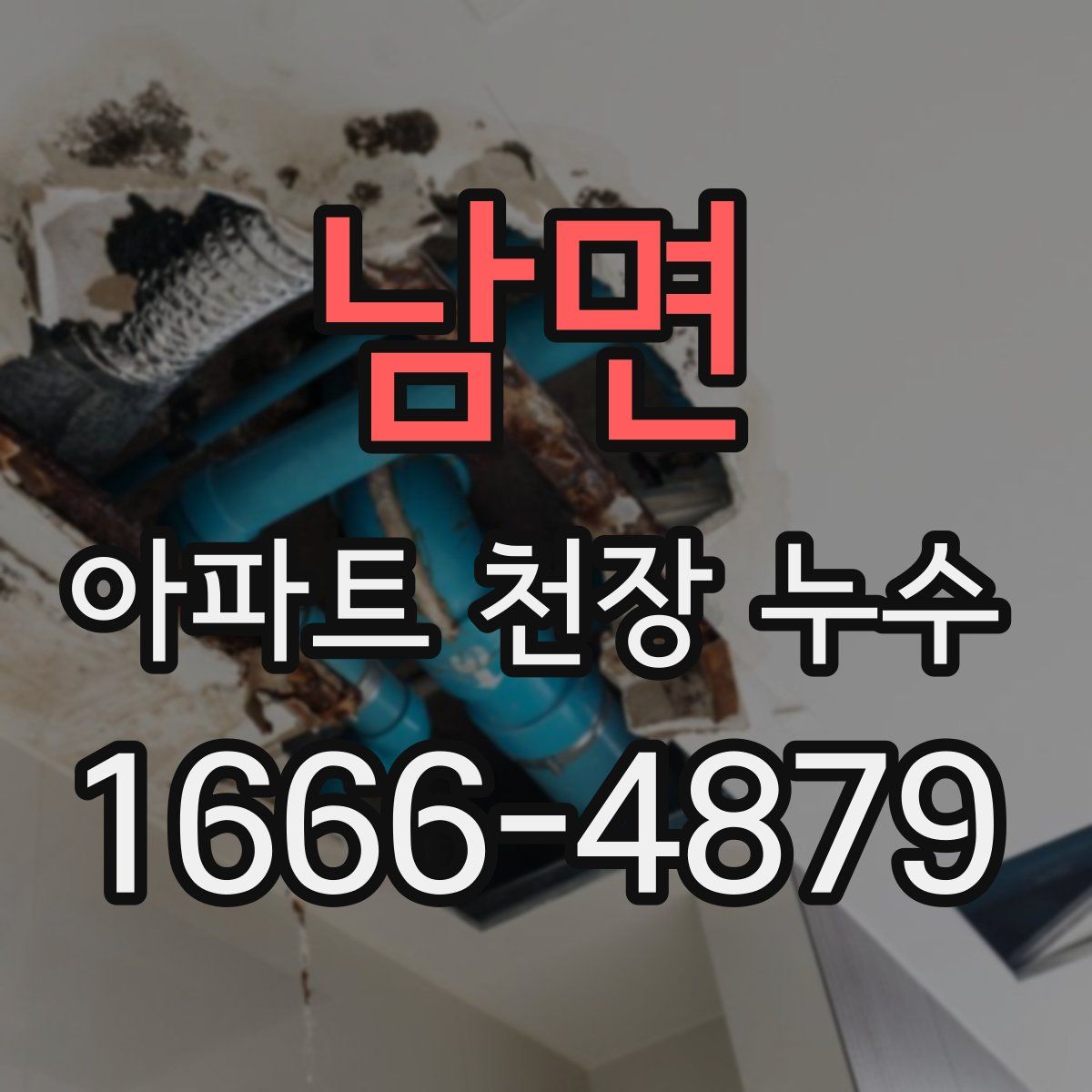 남면 아파트 천장 누수