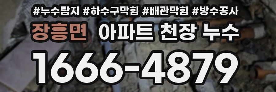 장흥면 아파트 천장 누수