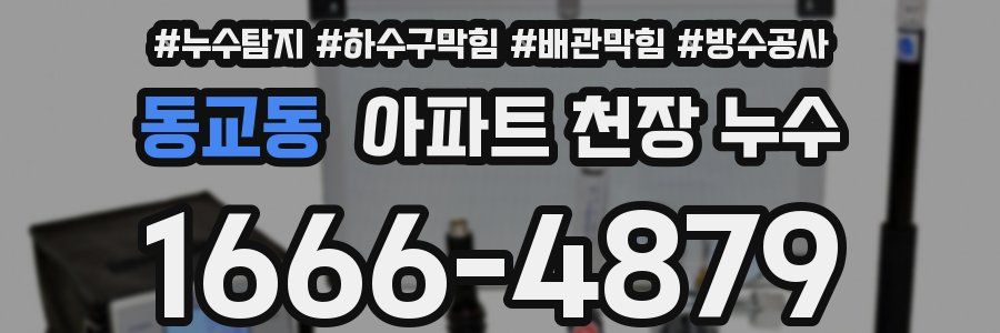동교동 아파트 천장 누수