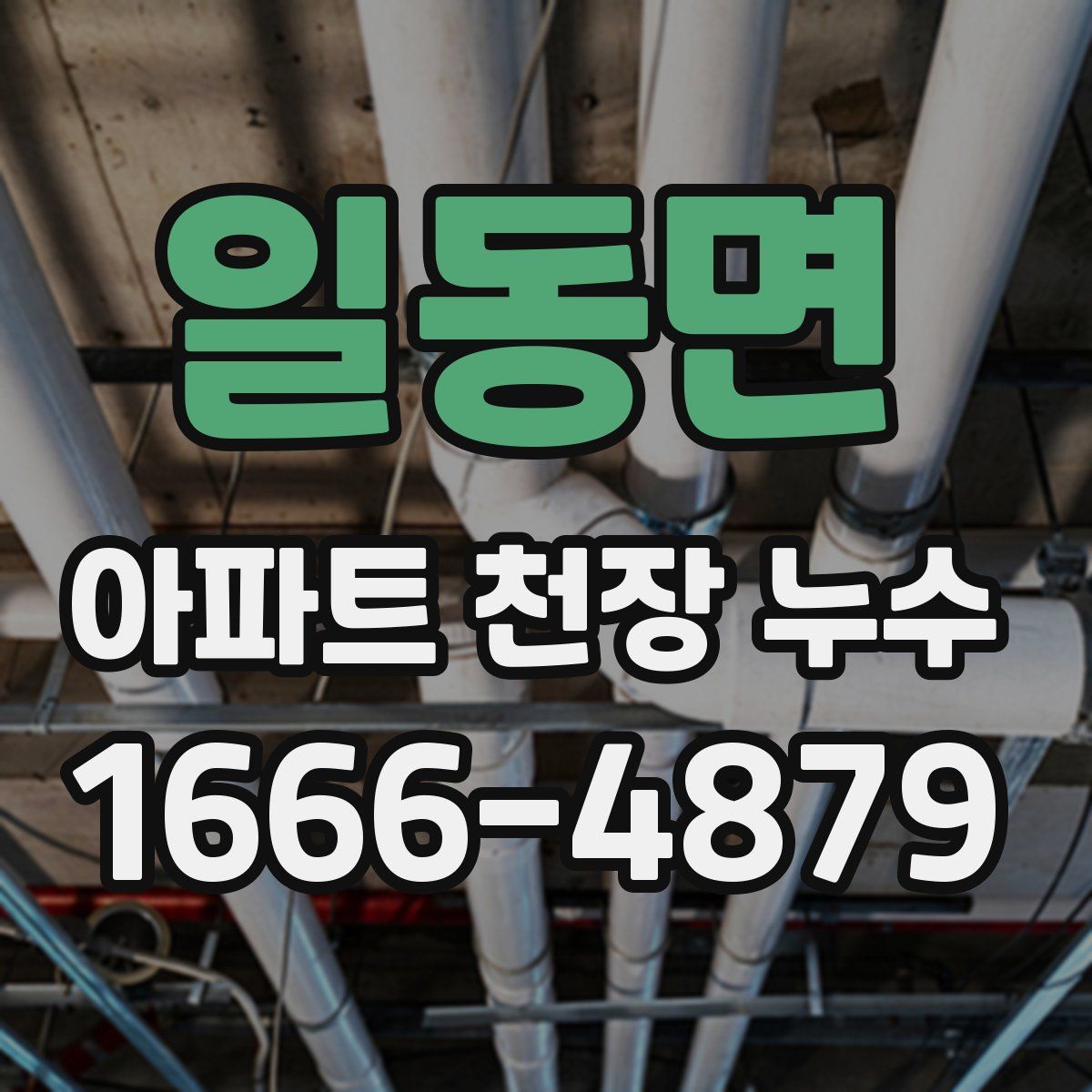 일동면 아파트 천장 누수