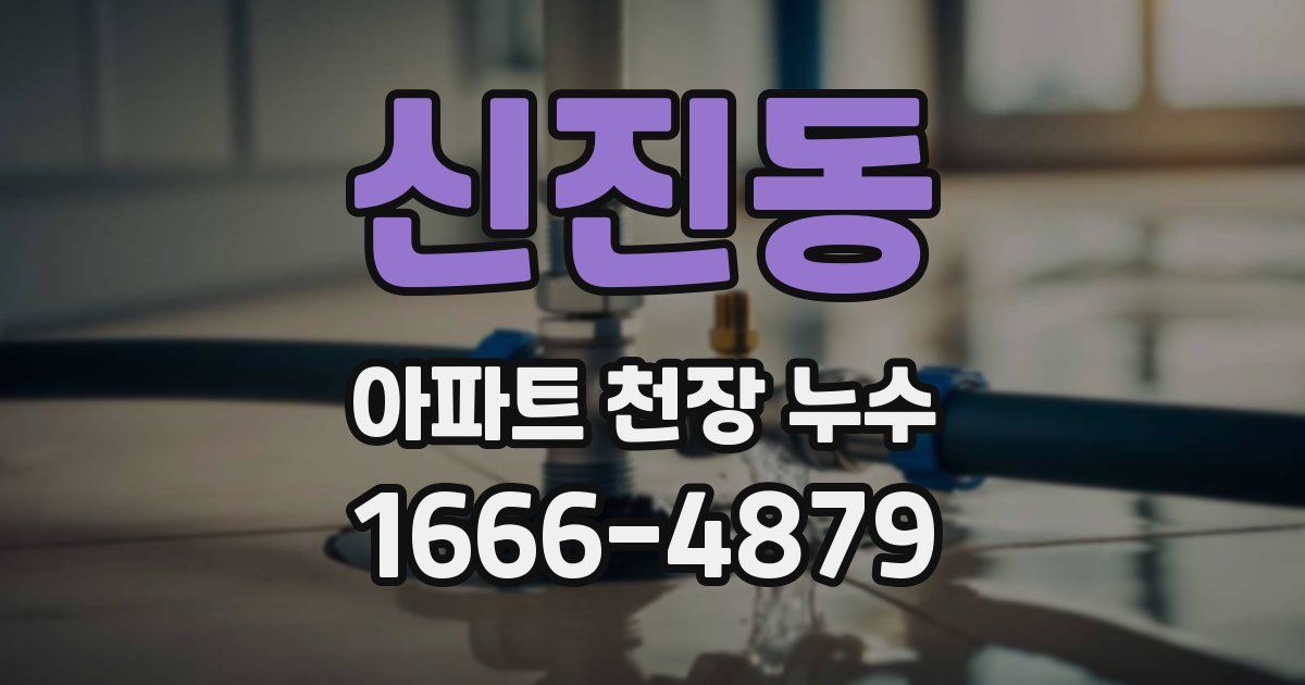 신진동 아파트 천장 누수