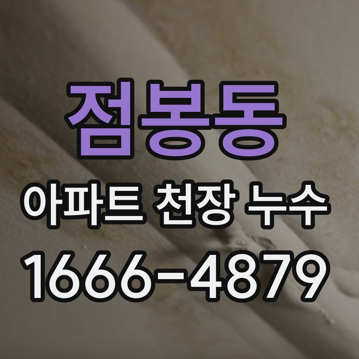 점봉동 아파트 천장 누수