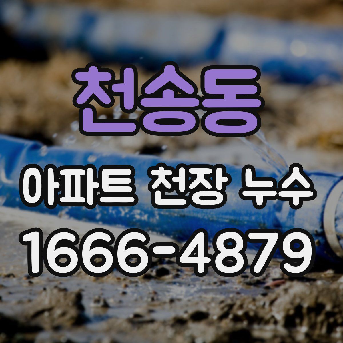 천송동 아파트 천장 누수