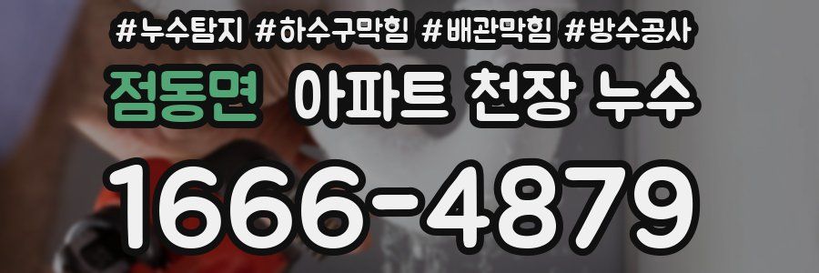 점동면 아파트 천장 누수