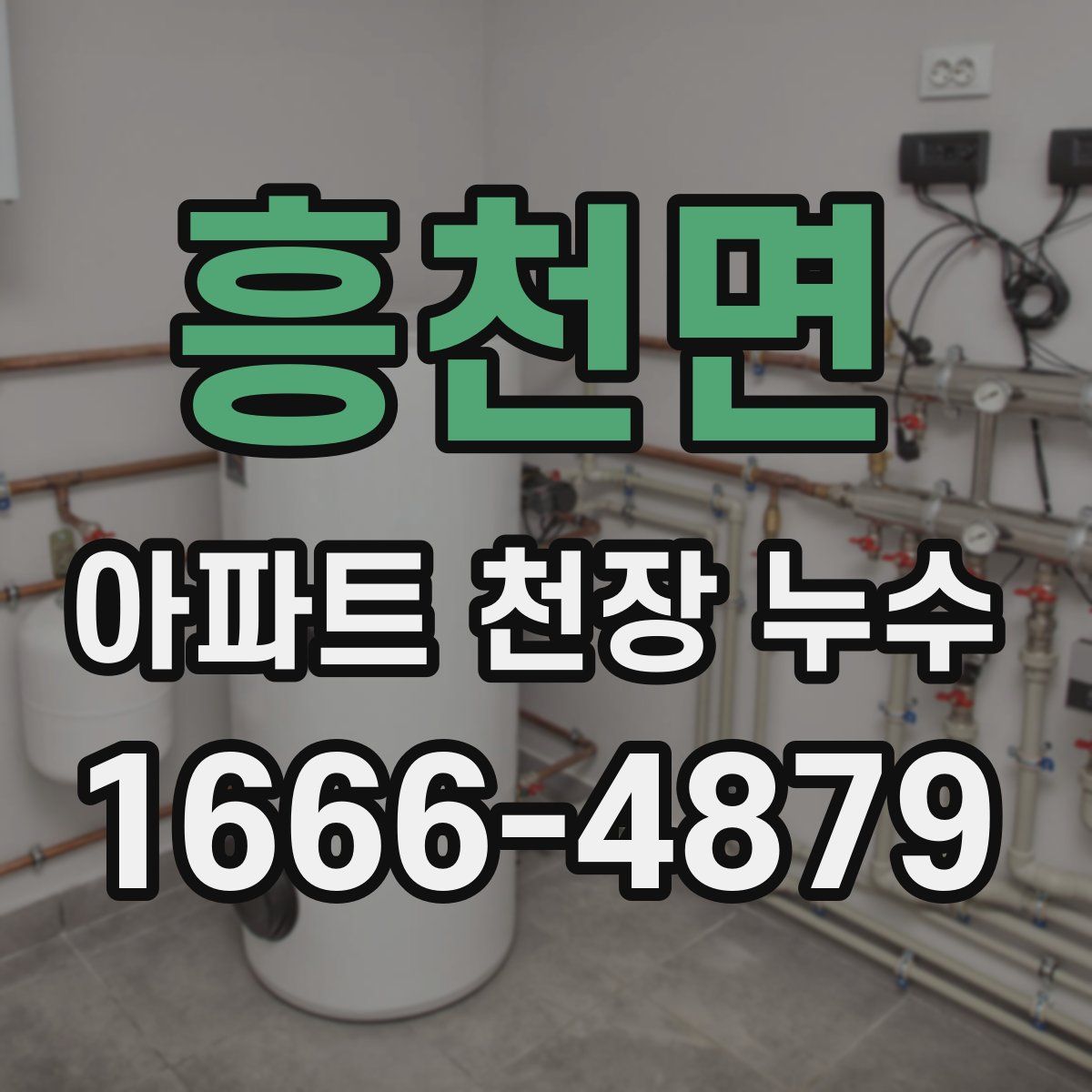 흥천면 아파트 천장 누수