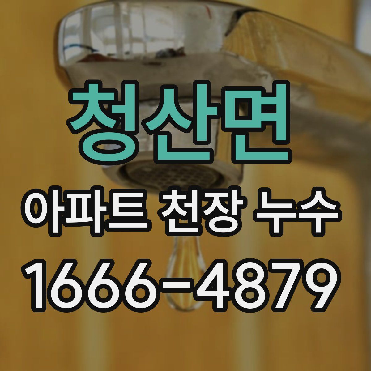 청산면 아파트 천장 누수