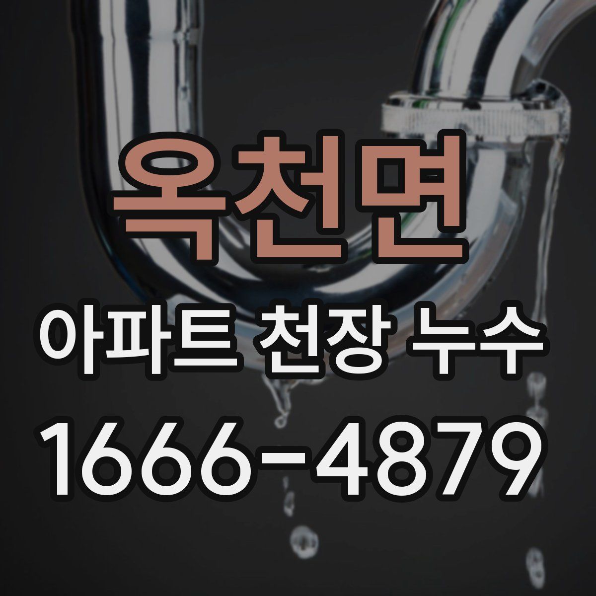 옥천면 아파트 천장 누수