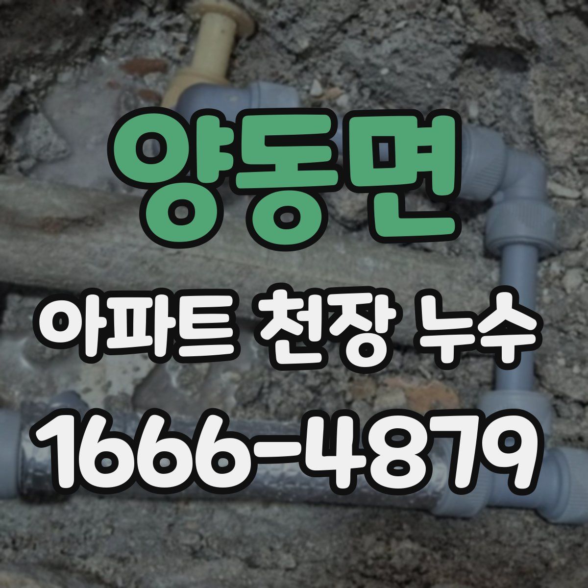 양동면 아파트 천장 누수