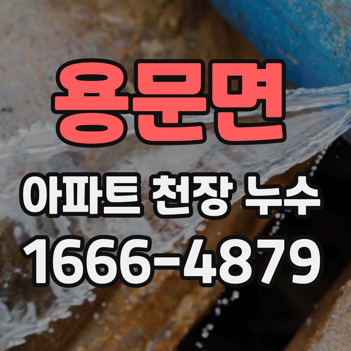 용문면 아파트 천장 누수